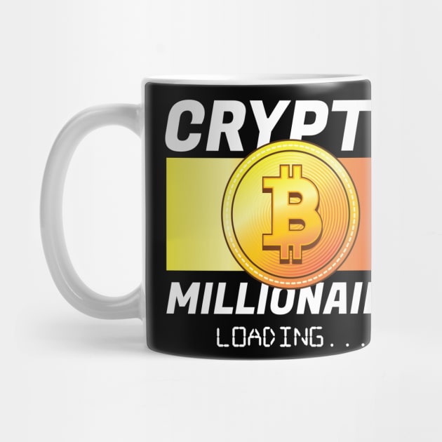 Crypto Millionaire Loading Miner Hodl Blockchain Bitcoin by Riffize